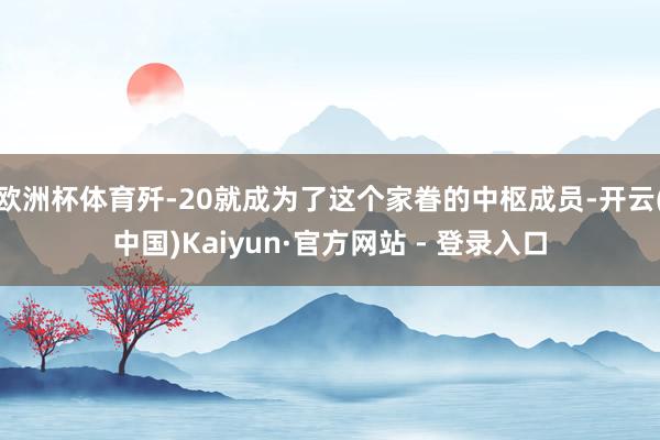 欧洲杯体育歼-20就成为了这个家眷的中枢成员-开云(中国)Kaiyun·官方网站 - 登录入口