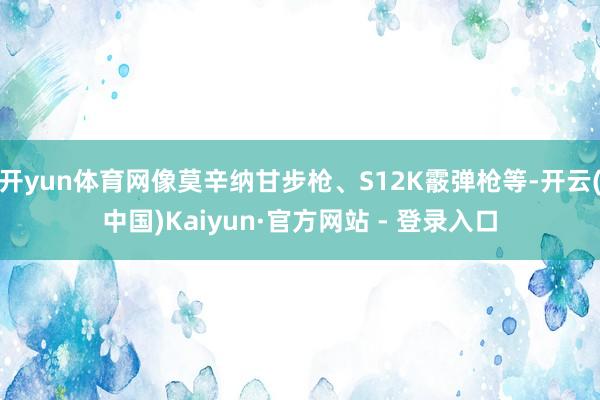 开yun体育网像莫辛纳甘步枪、S12K霰弹枪等-开云(中国)Kaiyun·官方网站 - 登录入口