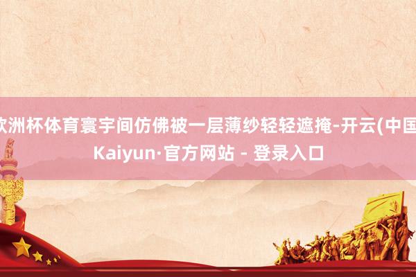 欧洲杯体育寰宇间仿佛被一层薄纱轻轻遮掩-开云(中国)Kaiyun·官方网站 - 登录入口
